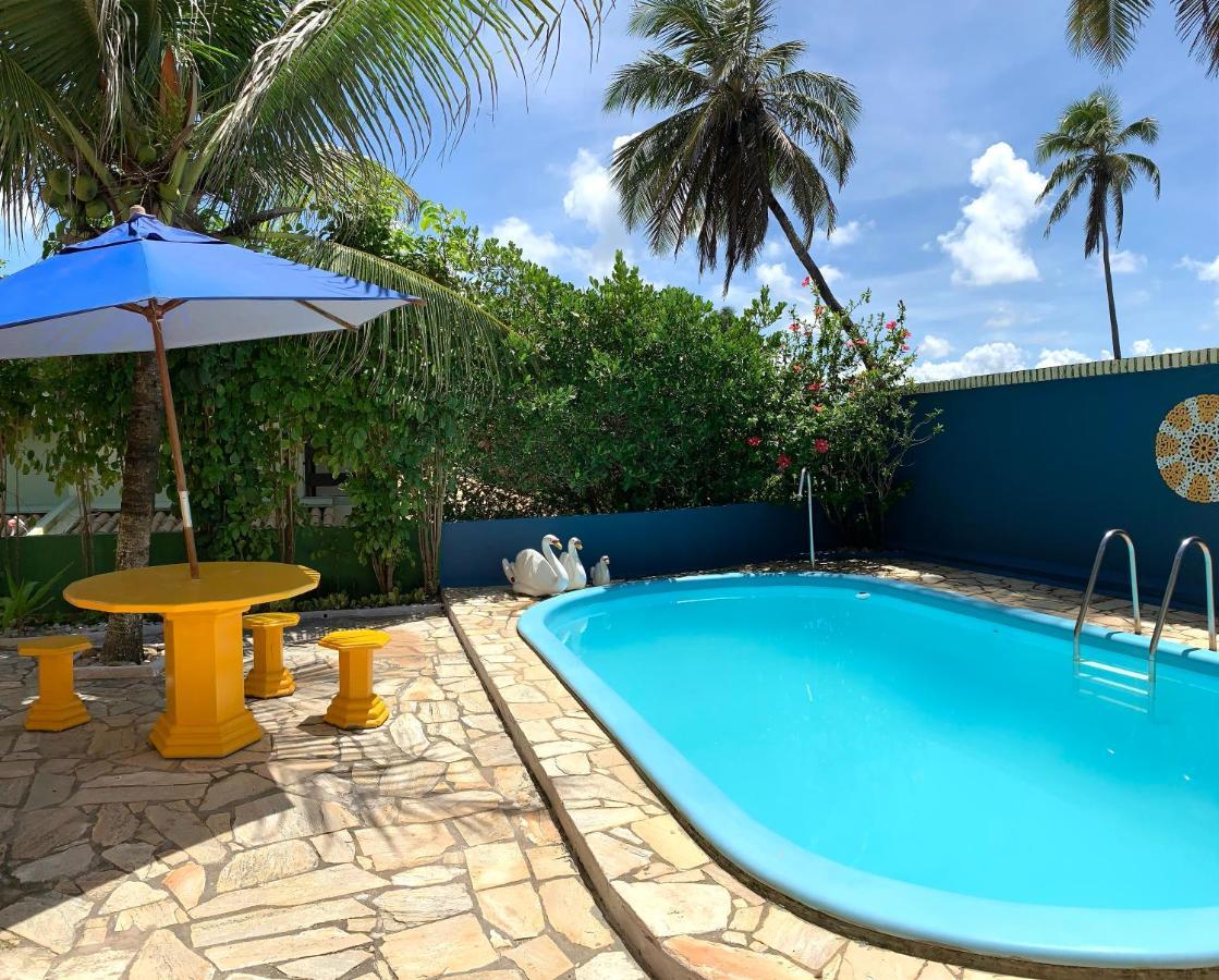 Casa Em Condominio, Beira Mar E Piscina Barra De Sao Miguel - Maceio- Al Kültér fotó